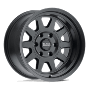 Black Rhino Flow Formed Aluminum Rim BRSDM 17X9 5X5.5 M-BLK 0MM, 1790SDM005140M78A