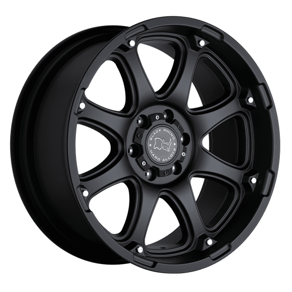 Black Rhino Glamis 20X12 8X165.1 -44Et 71.5Cb Matte Black Wheel
