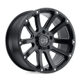 thumbnail image 1 of 1 Black Rhino 17x9.5  6x139.70 -12 HIGHLAND MATTE BLK W/ MILLED SPOKES Wheel Rim, 1 of 3