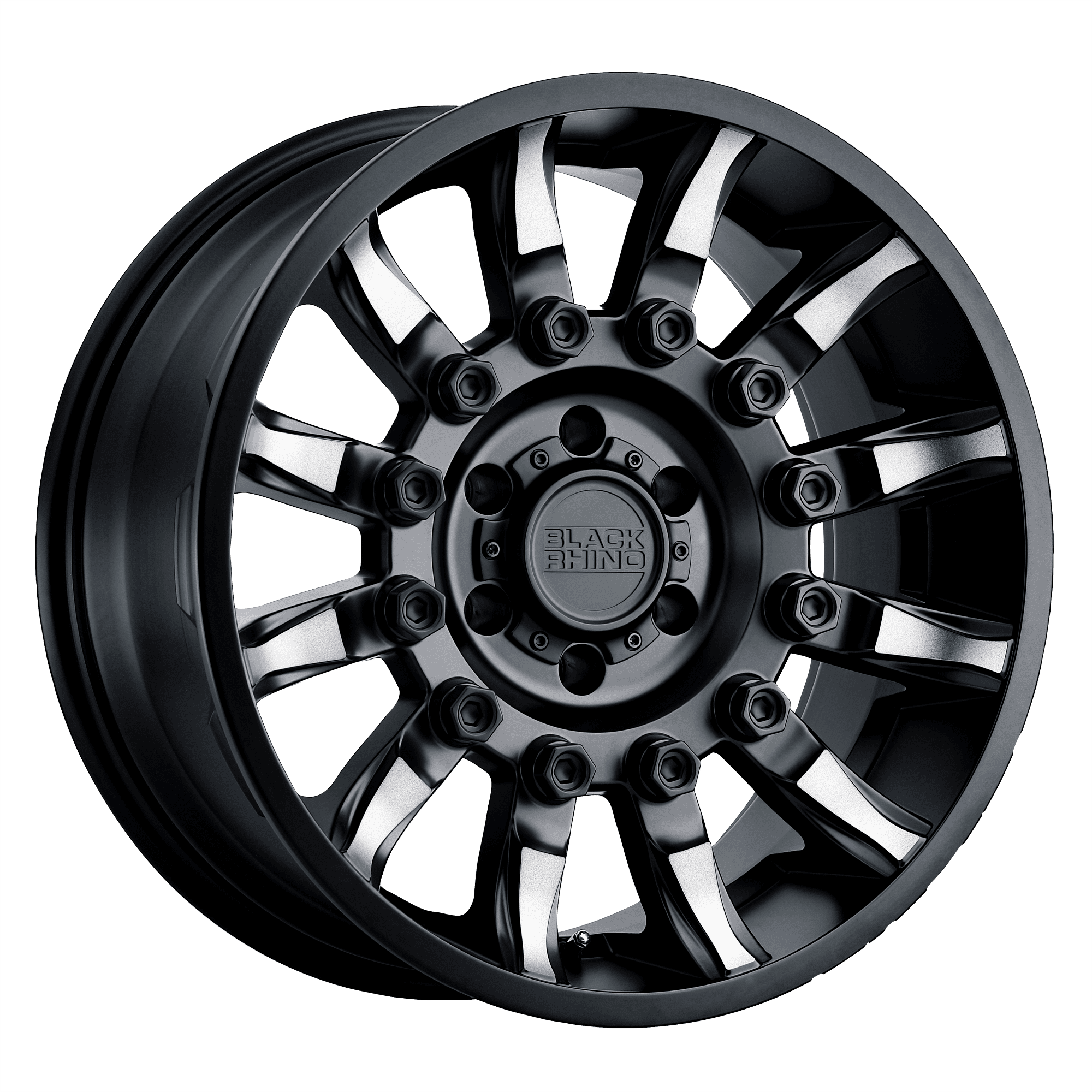 Black Rhino Mission 17X8.5 6X139.7 0Et 112.1Cb Matte Black W
