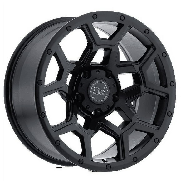 Black Rhino Overland 17X9.5 6X139.7 -18Et 112.1Cb Matte Black Wheel