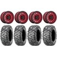 thumbnail image 1 of Black Rhino Parker 14" Wheels Red 28" BigHorn 2.0 Tires Kawasaki Teryx Mule, 1 of 5