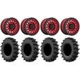 thumbnail image 1 of Black Rhino Parker 14" Wheels Red 30" MotoSlayer Tires Can-Am Commander Maverick Renegade Outlander Defender, 1 of 4