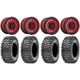 thumbnail image 1 of Black Rhino Parker 14" Wheels Red 32" Roxxzilla Tires Can-Am Commander Maverick Renegade Outlander Defender, 1 of 4