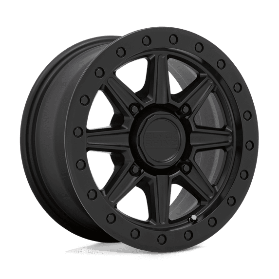 Black Rhino Powersports Cast Aluminum Rim BLWEB 14X7 4X156 M-BLK 51MM, 1470WEB514156M32