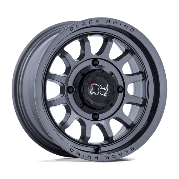 Black Rhino Powersports Cast Aluminum Wheel BU001 15x7 4x137 G-GNMTL 10mm, BU001AX15704810