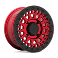 thumbnail image 1 of Black Rhino Powersports Cast Aluminum Wheel BUPKB 15x7 4x110 C-RED-BLK-RG 51mm, 1570PKB514110R82, 1 of 2