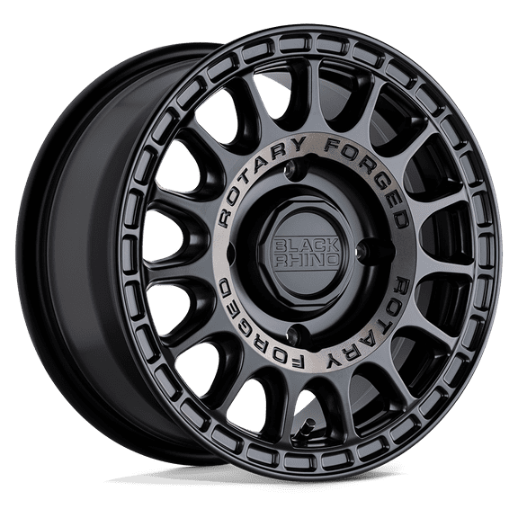 Black Rhino Powersports Flow Formed Aluminum Rim BLSND 15X7 4X110 SGL-BLK-MCH-DDT-RG 36MM, 1570SND364110M80A