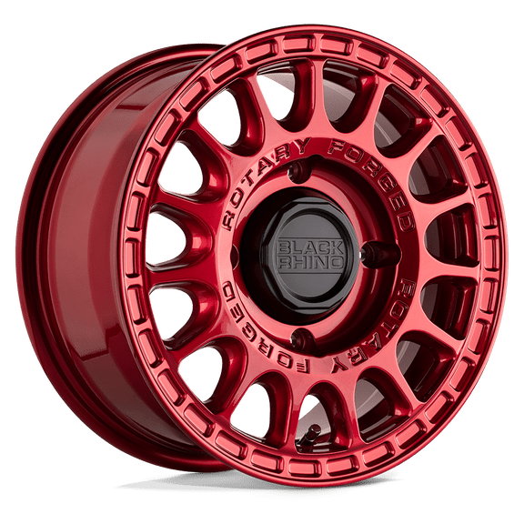 Black Rhino Powersports Flow Formed Aluminum Rim BLSND 15X7 4X137 C-RED 36MM, 1570SND364136R06A