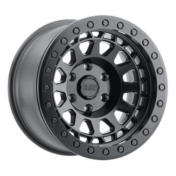 Black Rhino Primm 17X8.5 8X170 -38Et 71.5Cb Matte Black W/ Brass Bolts Wheel