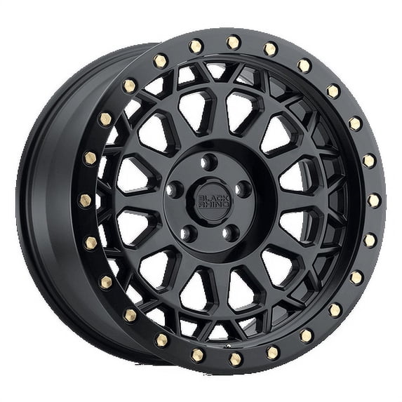 Black Rhino Primm 20X9.5 6X135 12Et 112.1Cb Matte Black W/ Brass Bolts Wheel