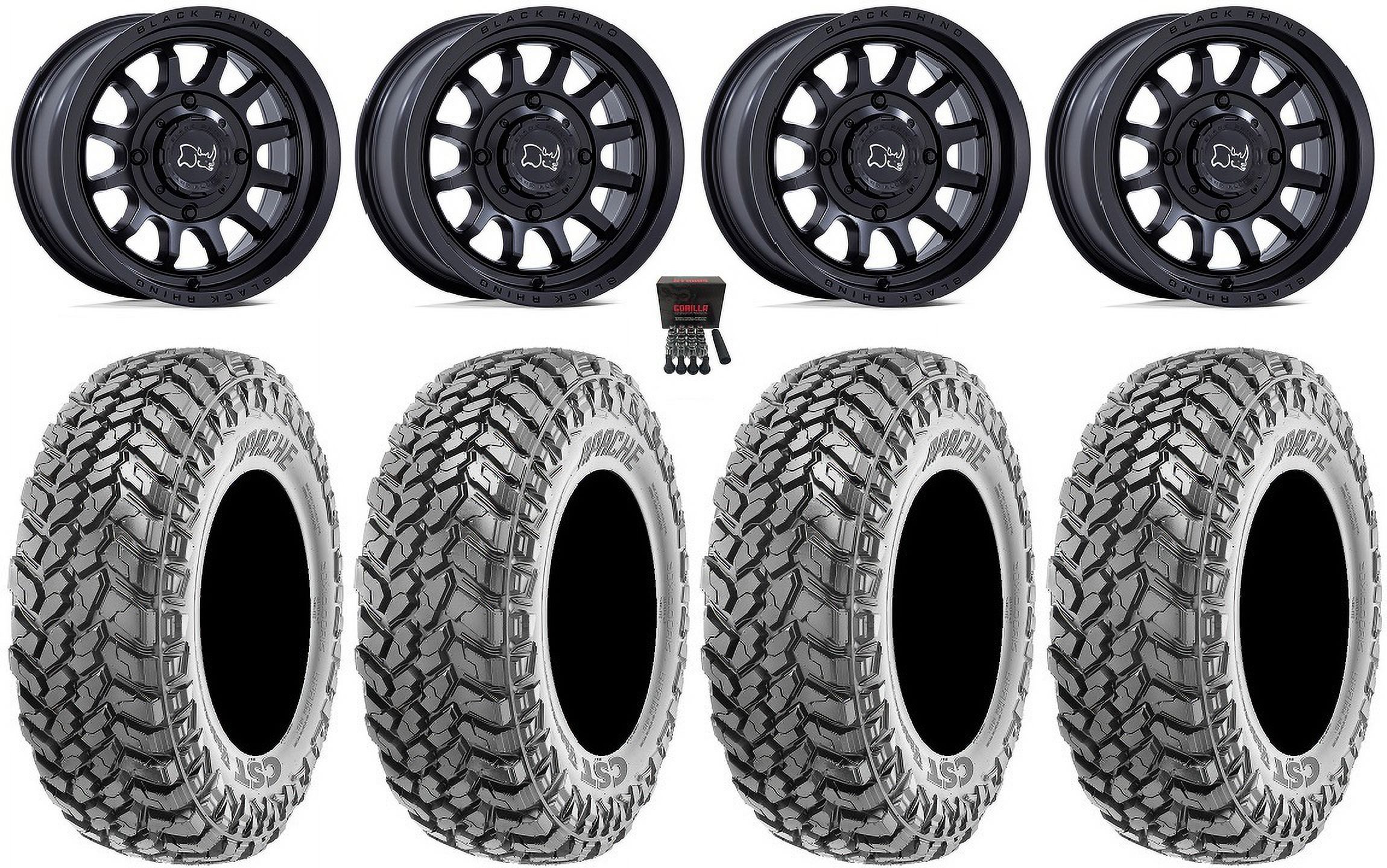 Apache Rims Black Rhino Rapid 15