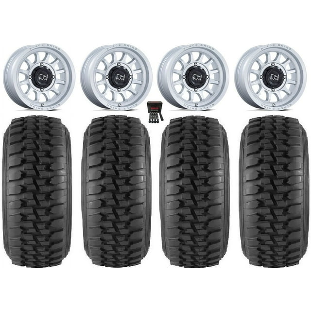 Black Rhino Rapid 15" Wheels Si 33" Desert Series Tires Yamaha Viking