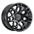 thumbnail image 1 of Black Rhino Ridge 18X9 6X139.7 12Et 78.1Cb Matte Black Wheel, 1 of 3