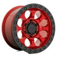 thumbnail image 1 of Black Rhino Riot 17X8.5 6X139.7 -30Et 71.5Cb Candy Red W/ Black Ring & Bolts Wheel, 1 of 3