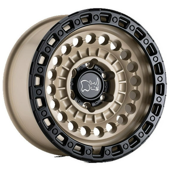 Black Rhino Sentinel 20X9.5 6X114.3 12Et 87.1Cb Desert Sand W/ Black Ring Wheel