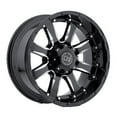 thumbnail image 1 of Black Rhino Sierra 20X9 8X170 12Et 112.1Cb Gloss Black W/ Milled Spokes Wheel, 1 of 3