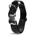 thumbnail image 1 of Black Rhino - Tactical Dog Collar Ultra-Soft Neoprene Padded Dog Collars for Medium, Large, XL Dogs | Heavy Duty Metal Buckle | Padded Handle for Dog Training (XL, Black), 1 of 6