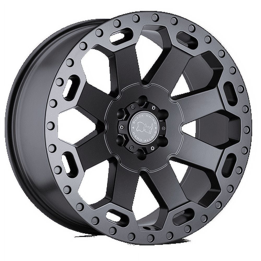 18x8.0 Black Rhino Warlord Matte Gunmetal
