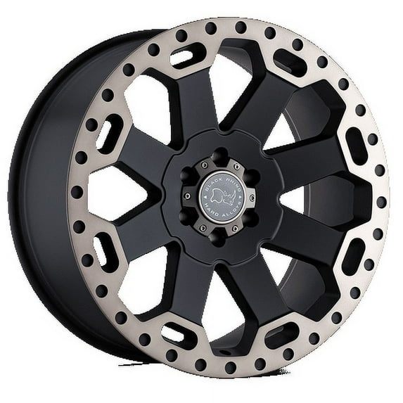 Black Rhino Warlord 18X9 6X135 12Et 125.1Cb Matte Black W/ Machined Dark Tint Wheel