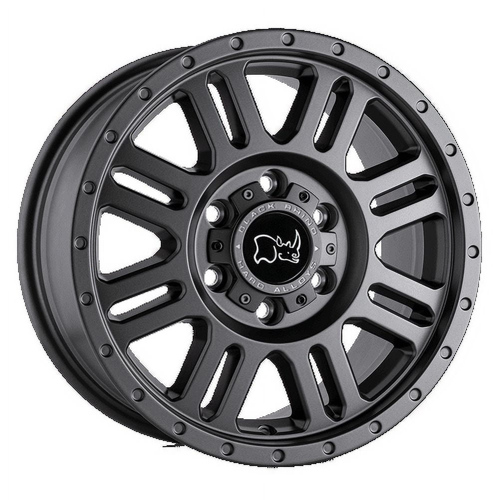Black Rhino Yellowstone 18X8 5X160 48Et 71.5Cb Matte Gunmetal Wheel