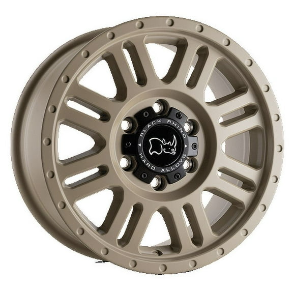 Black Rhino Yellowstone 18X8 6X130 48Et 112.1Cb Desert Sand Wheel