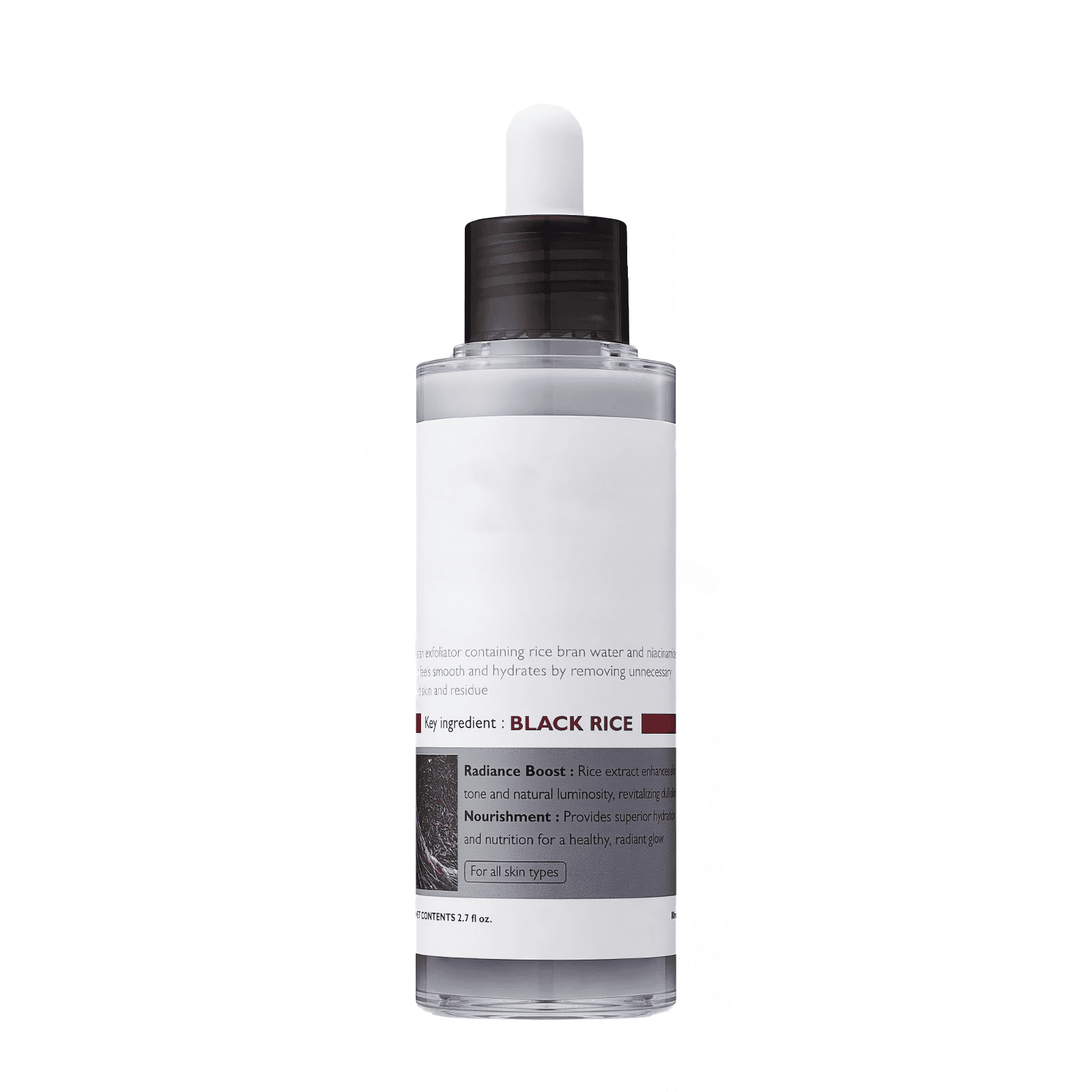 Black Rice Brightening Ampoule - Exfoliating & Pore Care, 2.7 fl oz
