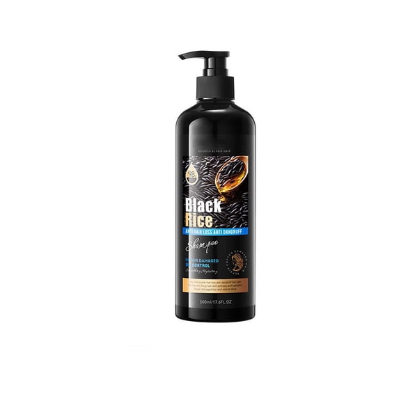Black Rice Hair Breakage Dandruff Removal Repair Nourishing And Smooths Shampoo 500ml Productos para el cuidado del cabello - Hair Care Products