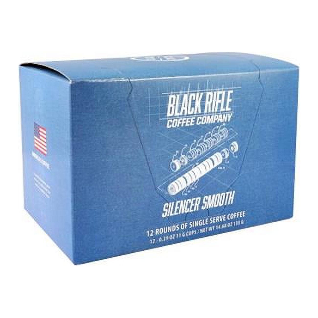 Black Rifle Coffee 6028336 12 oz Silencer Smooth Round Light Roast K