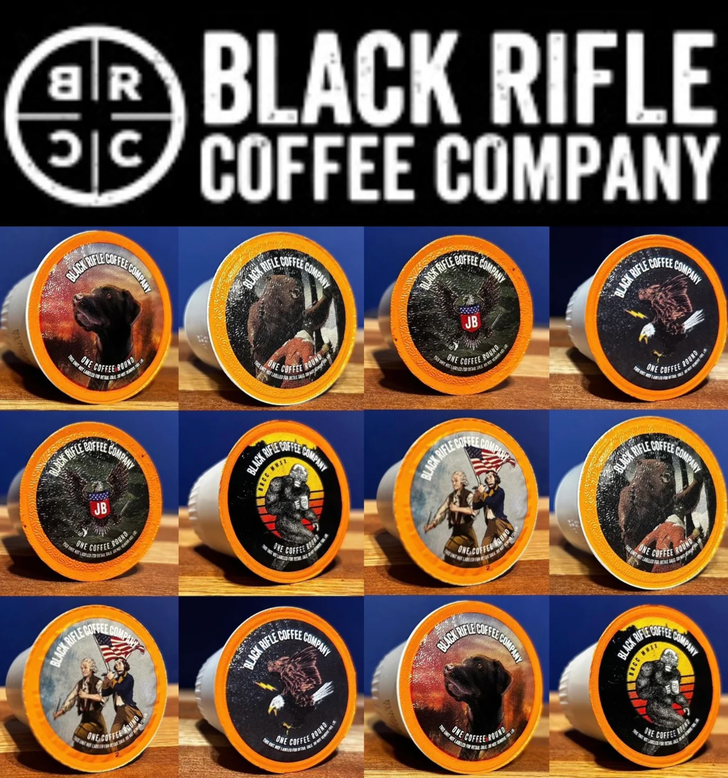 Black Rifle Coffee Company 12pk Sample Set, 6 Different Roasts