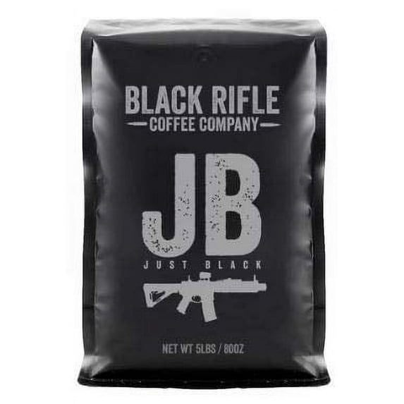 Black Rifle Coffee Company 5 Pound Bag of Black Rifle Ground Coffee (Just Black)