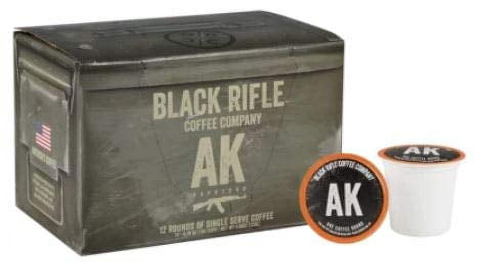 Black Rifle Coffee Company AK 47 Medium Roast Coffee Rounds 12 Count
