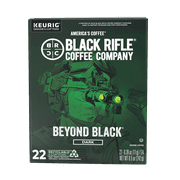 Black Rifle Coffee Company Beyond Black K-Cup Pods, Dark Roast, 22 Ct