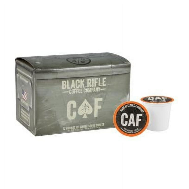 BRCC Black Rifle Coffee CAF, Extra Caffeine, Colombian Roast, 12