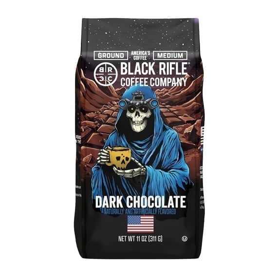 Black Rifle Coffee Company Dark Chocolate, Medium Roast, Ground Coffee 11oz
