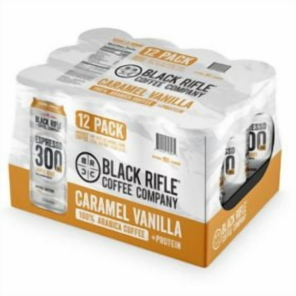 Black Rifle Coffee Company Espresso Caramel Vanilla 300 15 fl. oz., 12 count.pack of 2