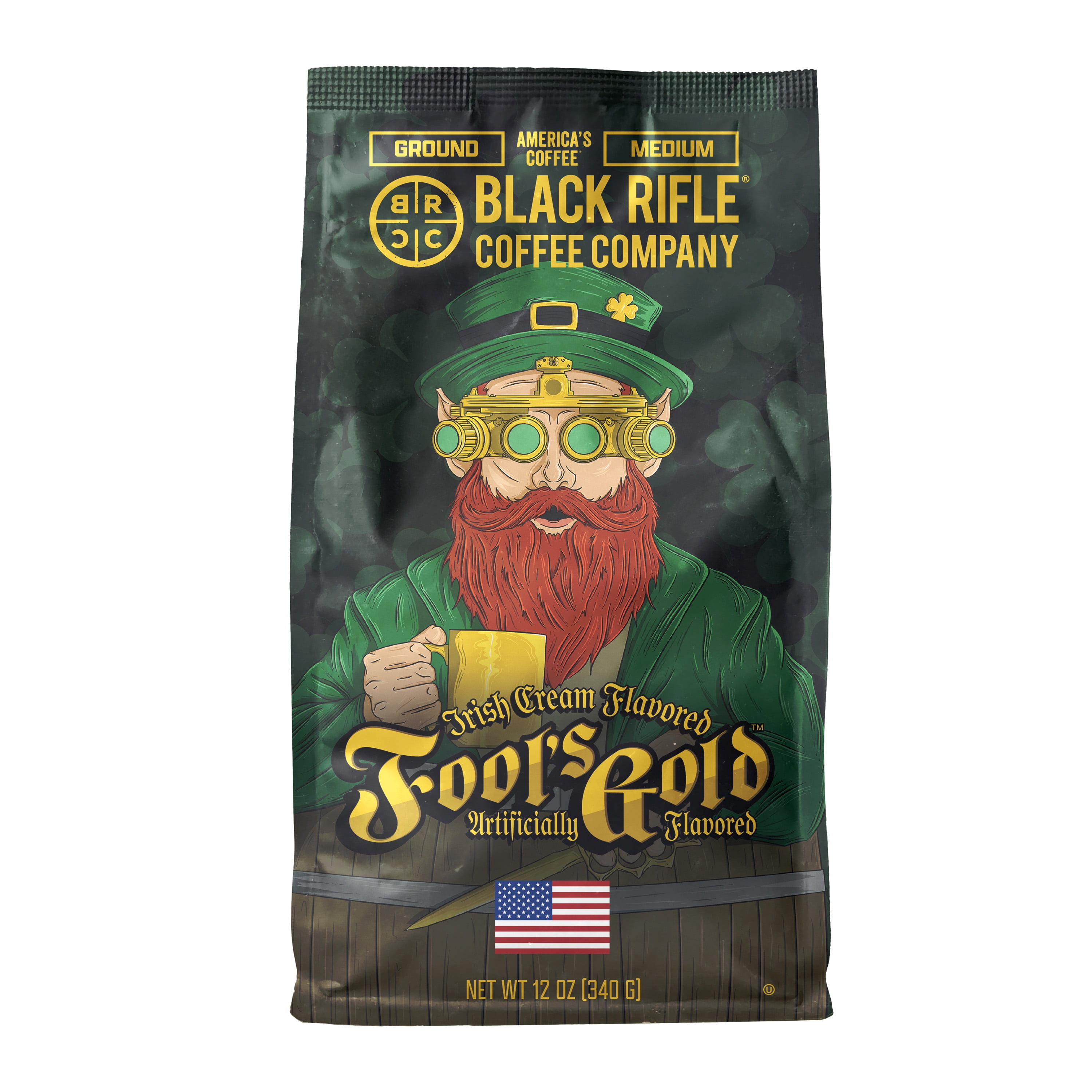 Black Rifle Coffee Company Fool's Gold Ground Coffee, 12oz