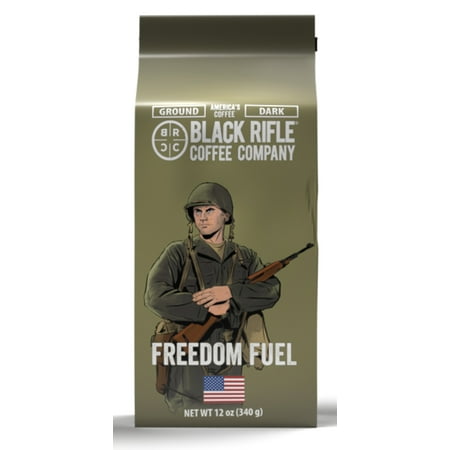 Black Rifle Coffee Company Freedom Fuel, Dark Roast, Ground Coffee,12 oz