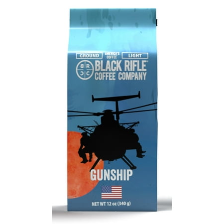 Black Rifle Coffee Company Gunship, Light Roast, Ground Coffee, 12 oz