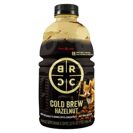 Black Rifle Coffee Company Hazelnut Cold Brew Coffee, Multi-Serve Concentrate, 32 oz