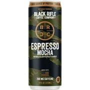 Black Rifle Coffee Company Ready to Drink Espresso Mocha, 200 MG Caffeine, 11 fl oz, Can