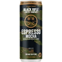 Black Rifle Coffee Company Iced Flavored Espresso Mocha, Ready to Drink for Instant Energy, 11oz, Can
