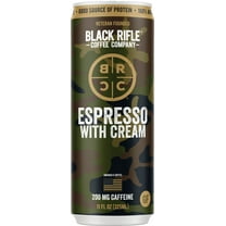 Black Rifle Coffee Company Iced Flavored Espresso with Cream, Ready to Drink for Instant Energy, 11oz, Can