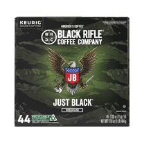 Black Rifle Coffee Company Just Black K Cups Pods, Medium Roast, 44 Ct