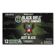Black Rifle Coffee Company Just Black Keurig K-Cup Pods, Medium Roast, 12 Ct