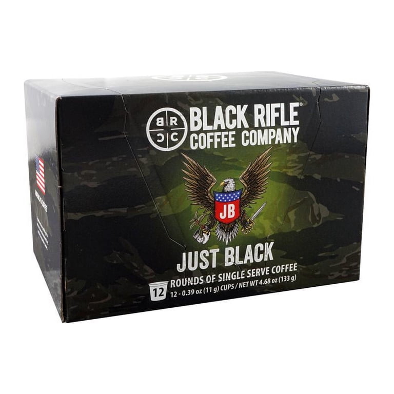 Black Rifle Coffee Company Just Black, Medium Roast Coffee Pods