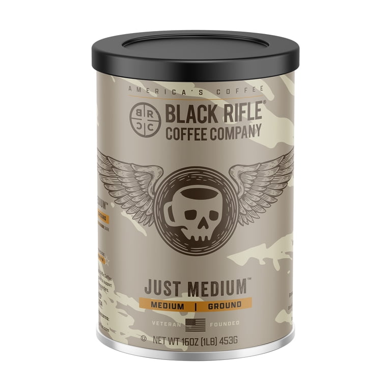 【Age Factory】Logo Knapsack Black Black Rifle Coffee Company Just Medium™, Medium Roast, Ground