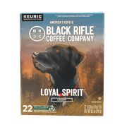 Black Rifle Coffee Company Loyal Spirit Keurig K-Cup Pods, Light Roast, 22 Ct