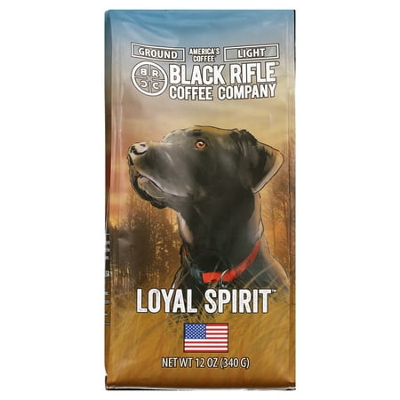 Black Rifle Coffee Company Loyal Spirit, Light Roast, Ground Coffee, 12 oz
