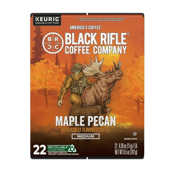 Black Rifle Coffee Company Maple Pecan K-Cup Pods, 22 Ct